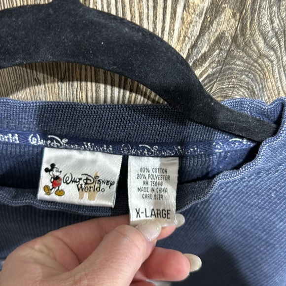 Vintage Walt Disney World Mickey Mouse Crewneck Sweatshirt size XL - Picture 3 of 5